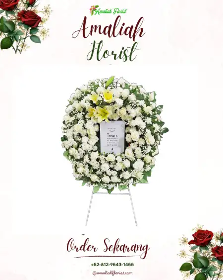 Krans Bunga Duka Pinggir Air